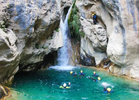 Canyoning dans les gorges de Guadalmina *